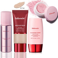 4-Piece Long-Lasting Waterproof Makeup Base and Setting Set