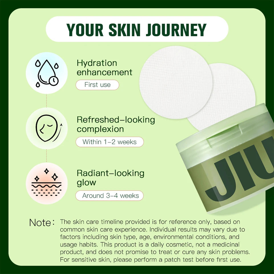 Brightening Toning Face Pads for Radiant Skin - 12