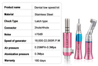 4-Piece Dental Handpiece Kit with Air Motor