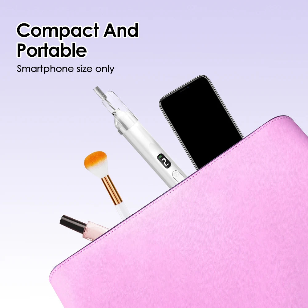 Electric Nail Clipper and Manicure Drill Set - 12