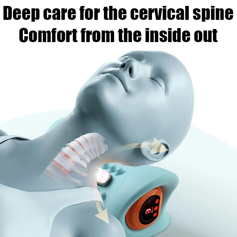 Electric Cervical Neck Massager for Pain Relief and Traction - 11