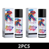 Instant Temporary Black Hair Color Spray for Roots and Styling