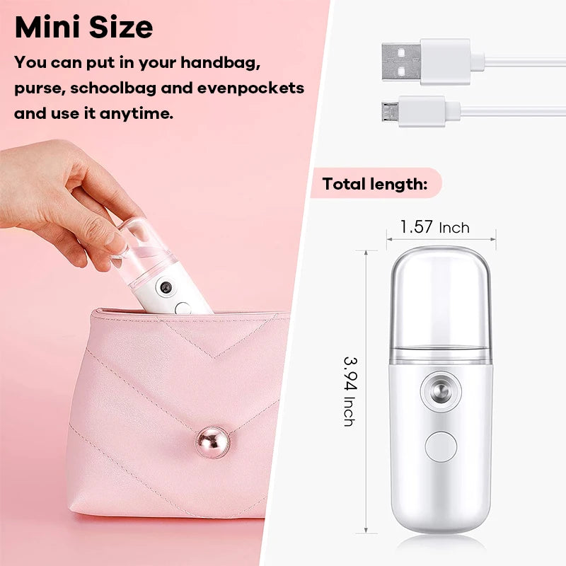 Portable Nano Facial Hydrator Mist Sprayer - 5