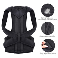 Adjustable Back Posture Corrector and Lumbar Support Brace