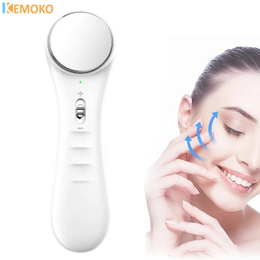 Ultrasonic Ionic Facial Skin Tightening and Cleaning Device