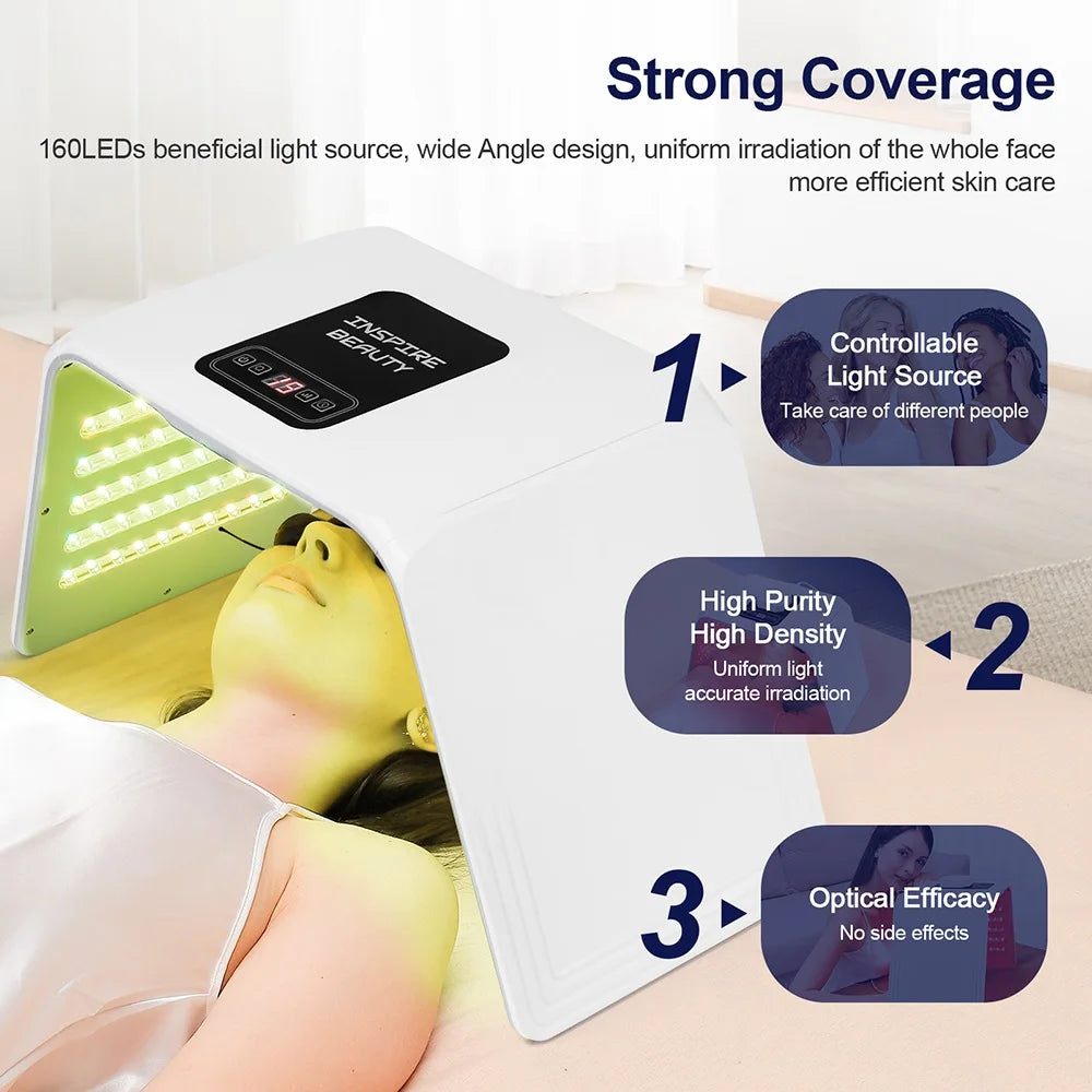 7-Color LED Photon Therapy Beauty Machine for Face and Body - 12