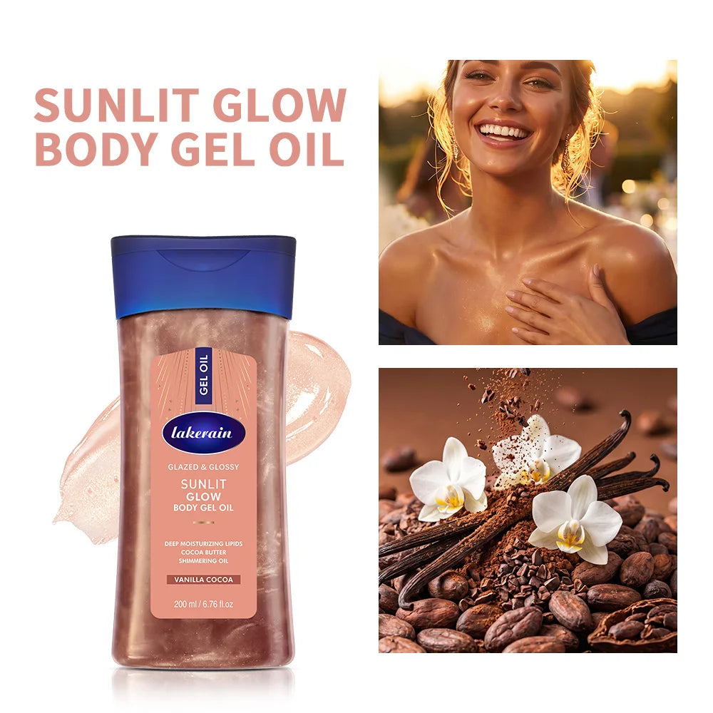 Shimmering Body Glow Oil for Radiant Sun-Kissed Skin - 22