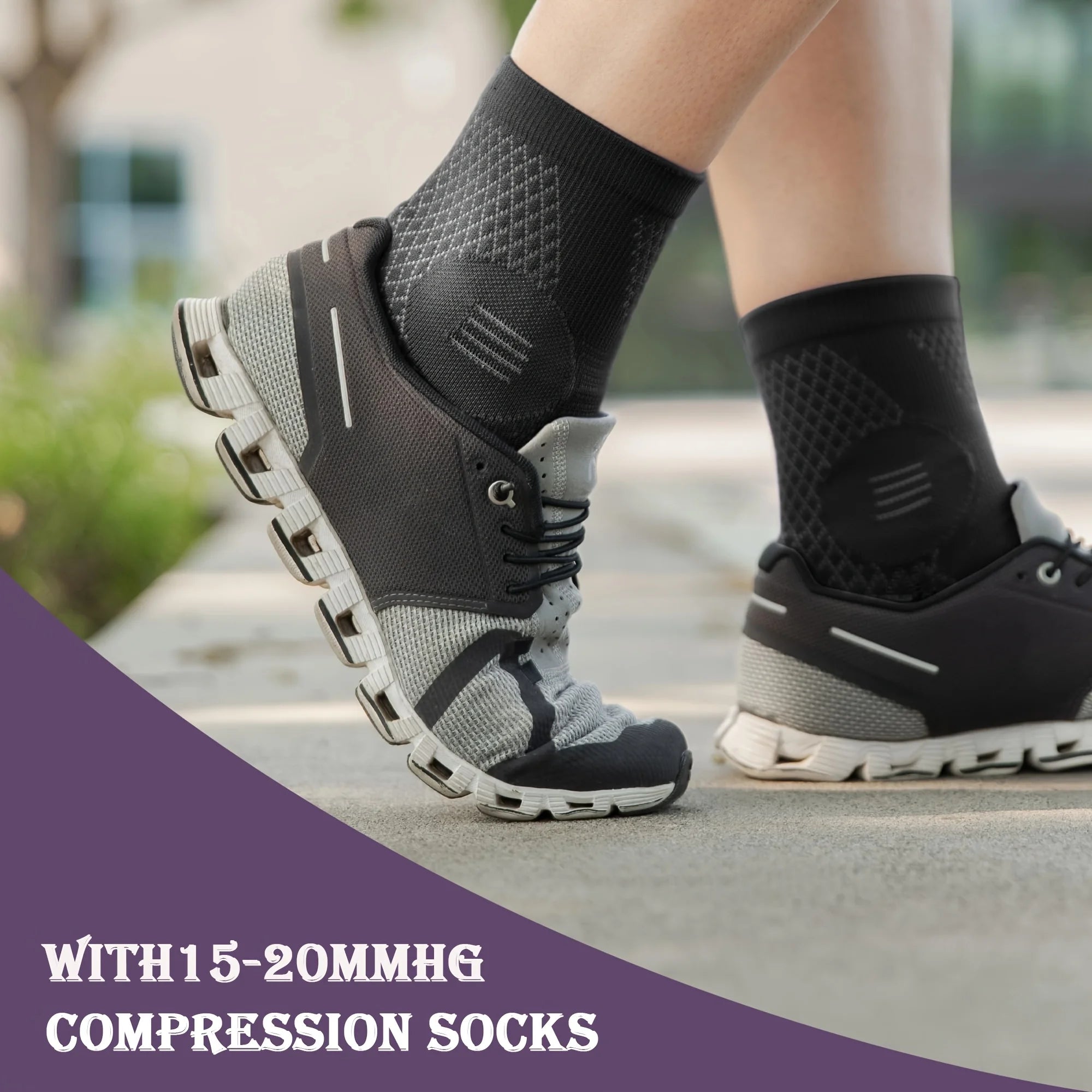 Ankle Compression Sleeves for Pain Relief and Support - 5