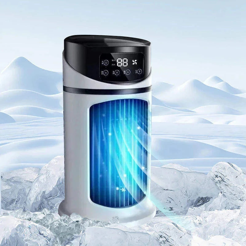 Portable USB Desktop Air Cooling Fan with Humidifier - 10