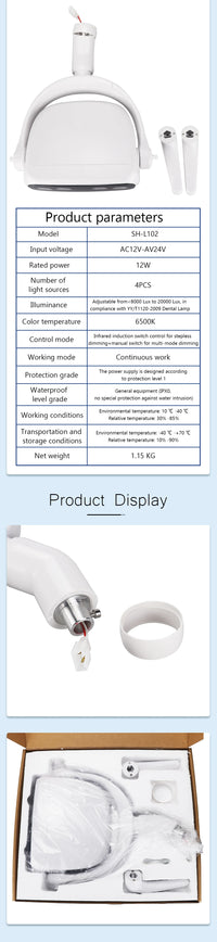 Shadowless LED Dental Operation Light for Chair Units