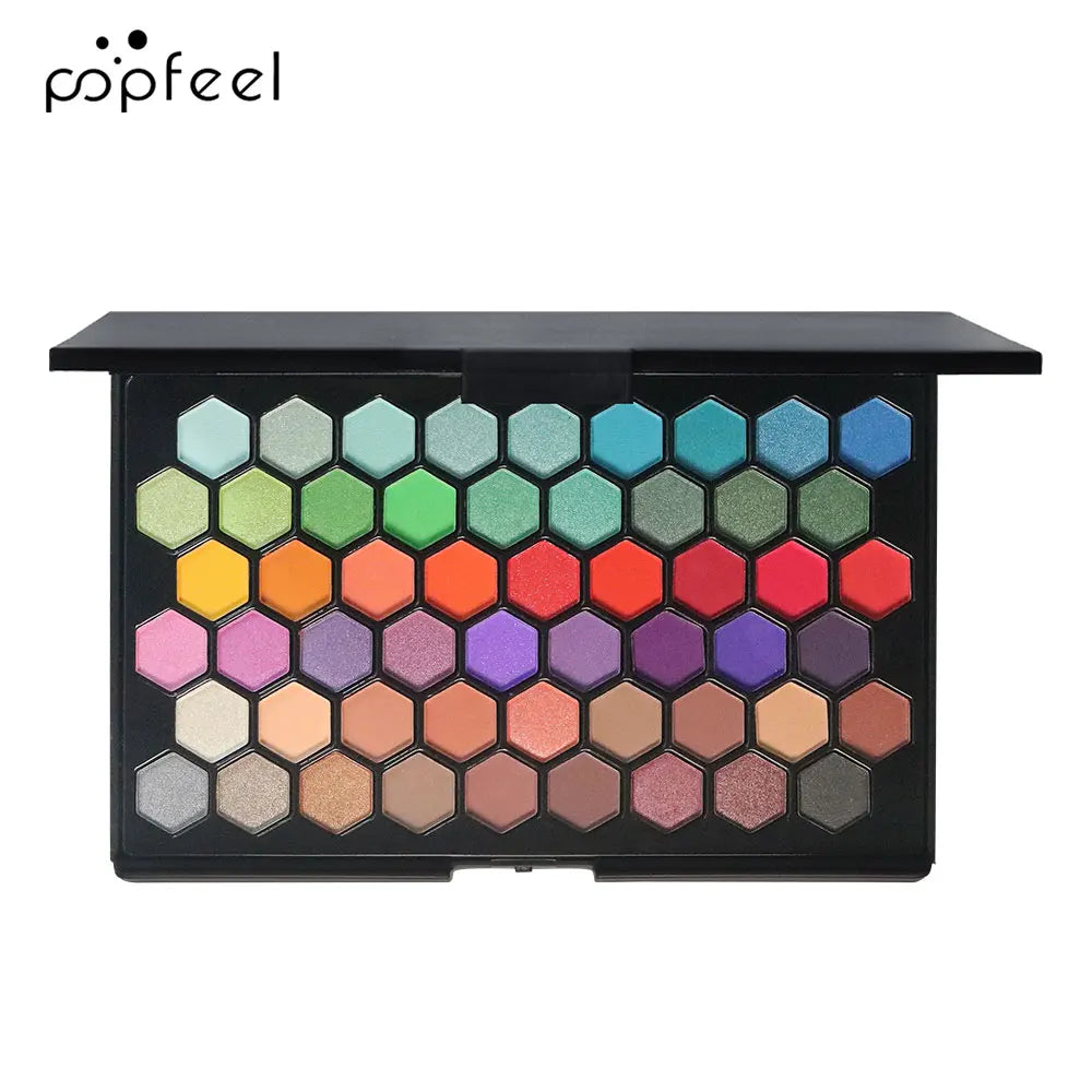 54-Color Professional Eyeshadow Palette for Every Occasion - 12