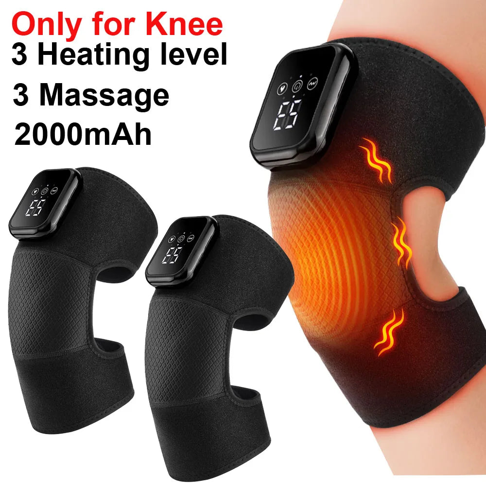 Heated Vibrating Knee Massager for Joint Pain Relief - 22