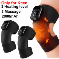 Heated Vibrating Knee Massager for Joint Pain Relief