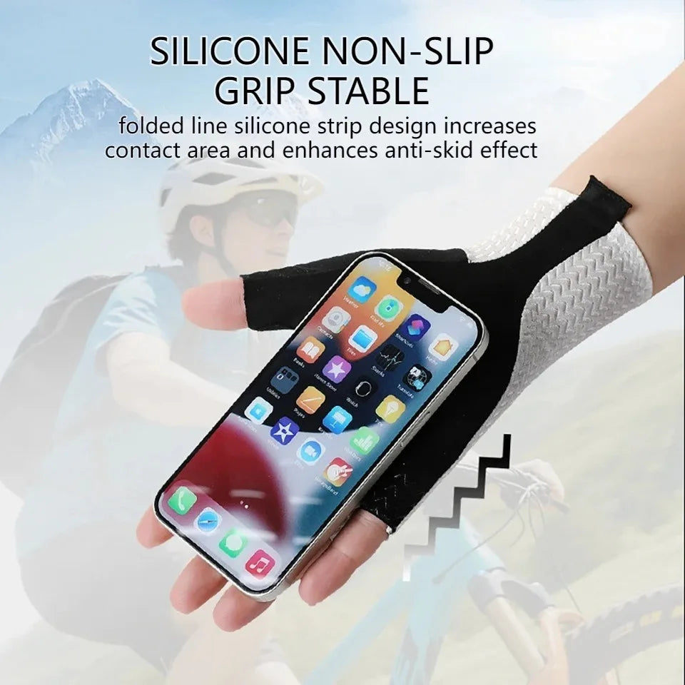Breathable Half-Finger Cycling Gloves for Summer Sports - 3