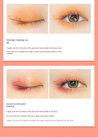 4-Color Matte and Shimmer Eyeshadow Palette