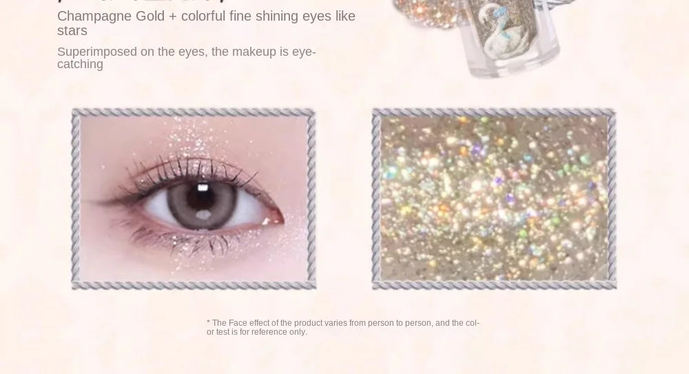 Long-Lasting Liquid Glitter Eyeshadow for Shimmering Eye Makeup - 17