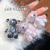Cute Bear Keychain Velvet Matte Lip Clay