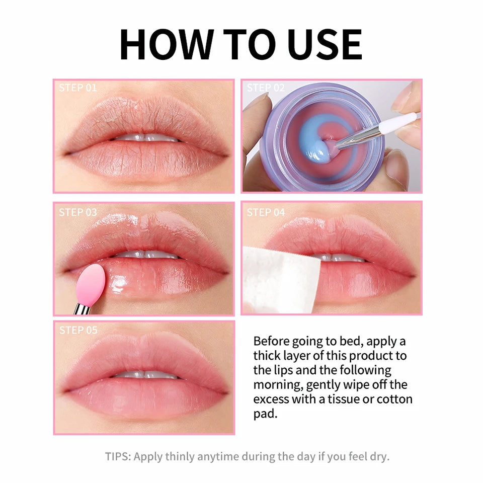Hydrating Overnight Lip Sleeping Mask for Dry Lips - 16