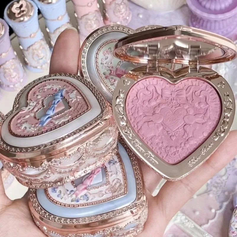 Embossed Bunny Garden Matte Face Blusher - 9