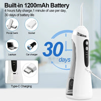 Portable Electric Water Flosser for Deep Teeth Cleaning
