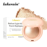 Baked Pearl Shimmer Highlighter Powder for Radiant Glow
