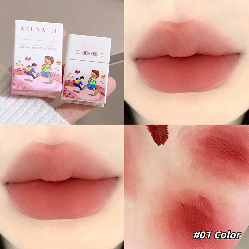 Velvet Matte Lip Clay for Soft Long-Lasting Color - 28