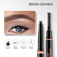 Waterproof 2-in-1 Triangle Tip Eyebrow Pencil