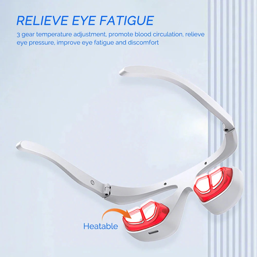 3D Red Light Eye Massager for Eye Strain and Fatigue - 3