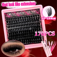 DIY Eyelash Cluster Extension Kit for Professional Volume