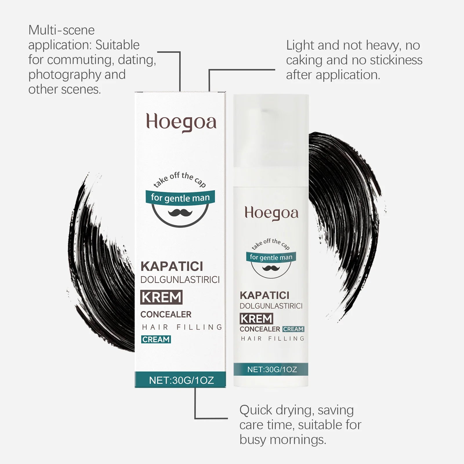 Instant Hairline and Scalp Coverage Concealer - 9