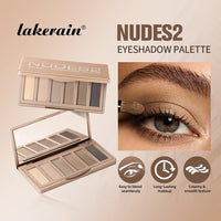 6-Color Matte Eyeshadow Palette for Neutral Nude Looks