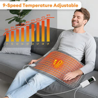 Electric Heating Pad for Back and Muscle Pain Relief