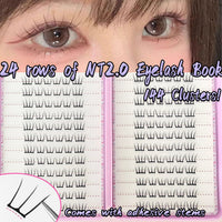 Self-Adhesive Cluster Eyelashes for Effortless Daily Makeup