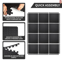 Interlocking EVA Foam Floor Tiles for Home Gym