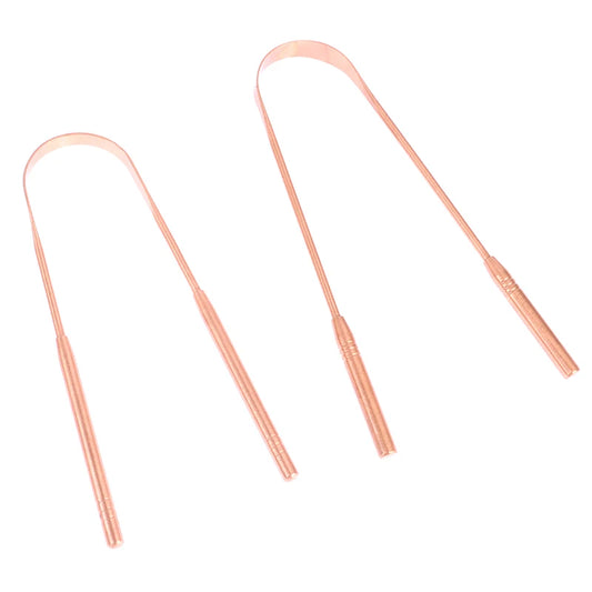 Copper Tongue Scraper for Fresh Breath and Oral Hygiene