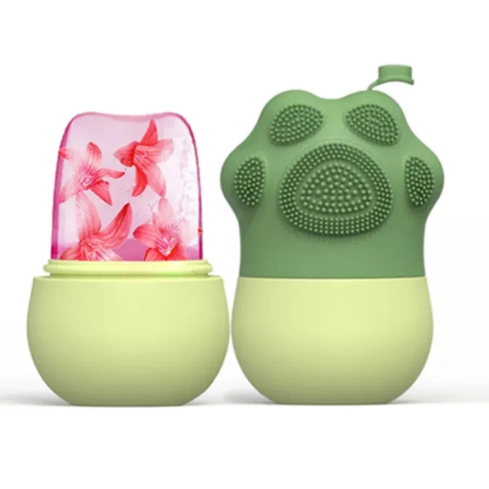 2-in-1 Cooling Ice Facial Roller and Contouring Tool - 19