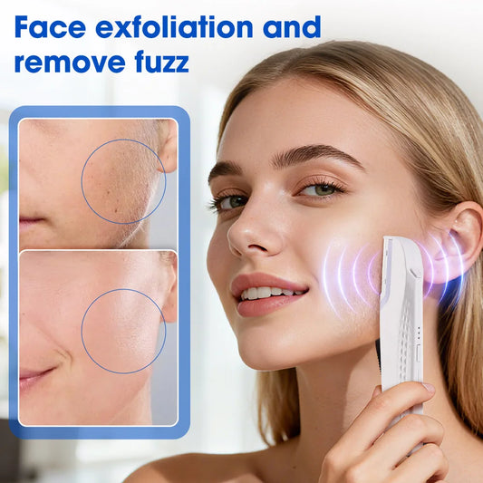 Sonic Facial Dermaplaning Tool for Smooth Exfoliation