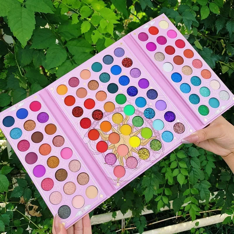96-Color Professional Eyeshadow Palette for Every Occasion - 11
