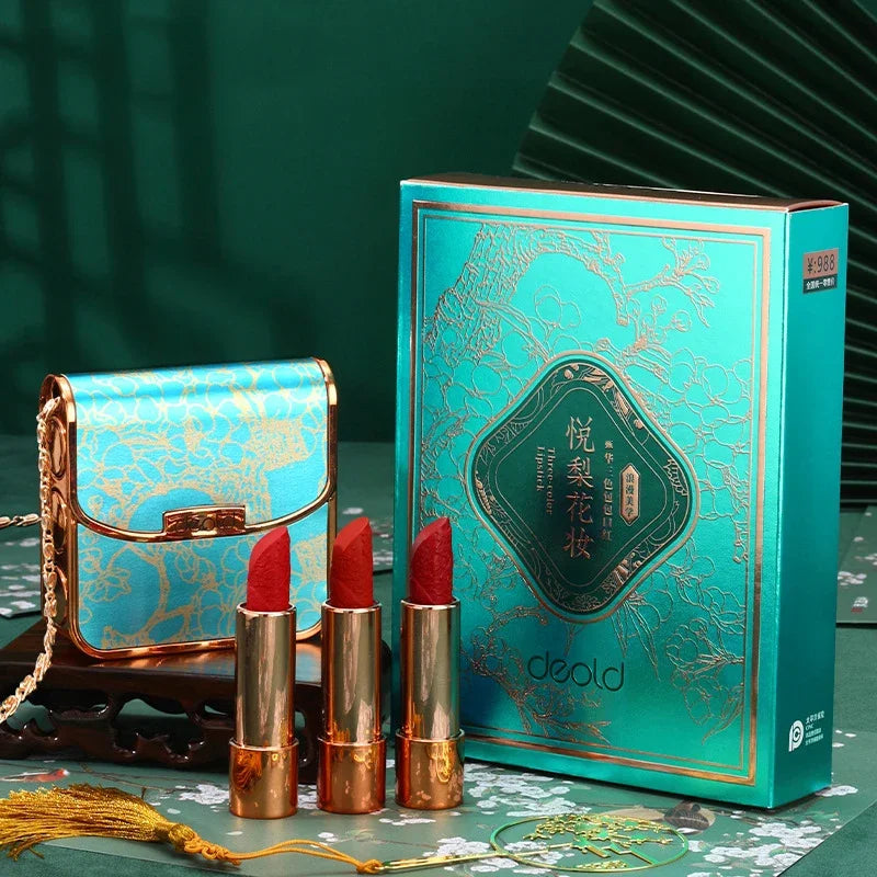 Matte Velvet Lipstick Set in Luxury Gift Case - 35