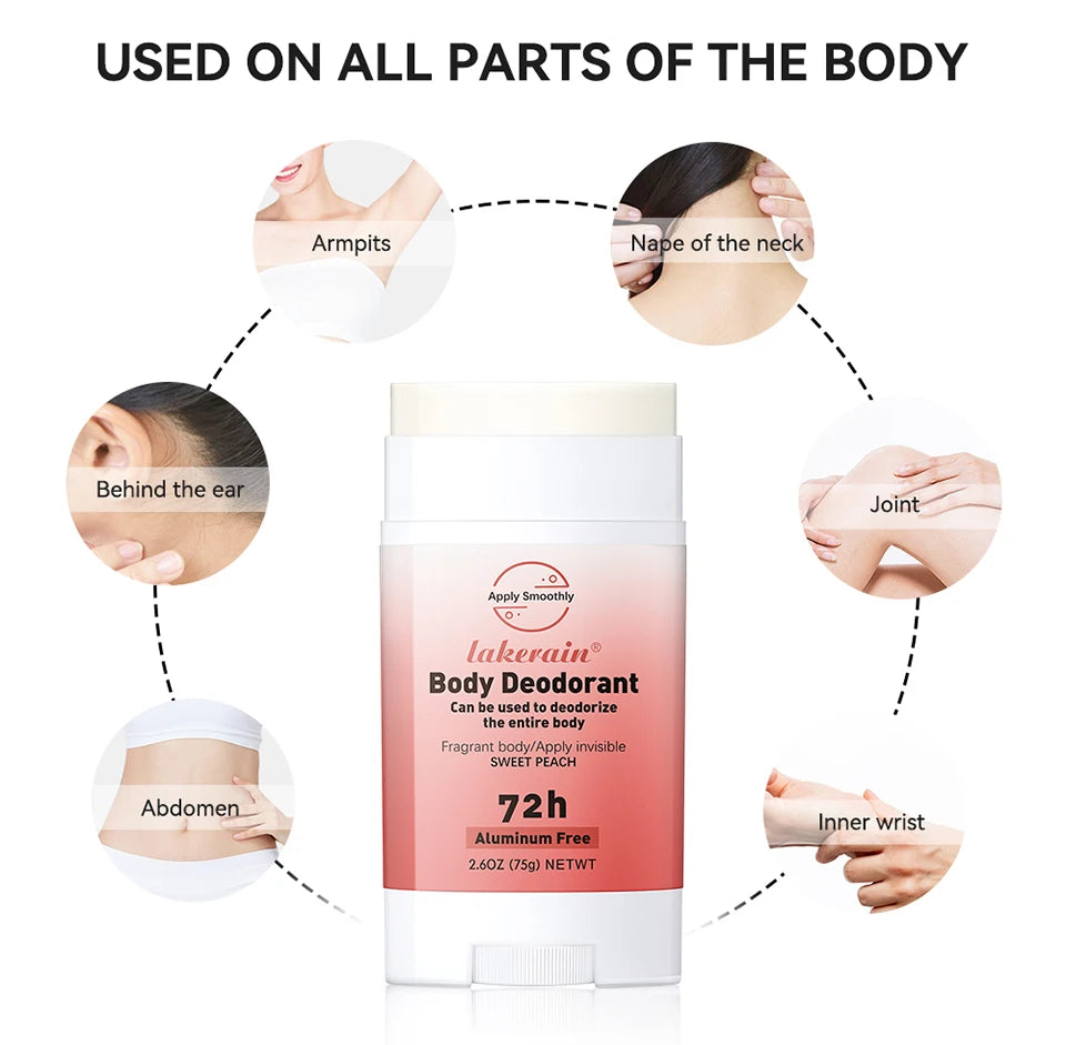 Long-Lasting Invisible Body Deodorant Stick - 10