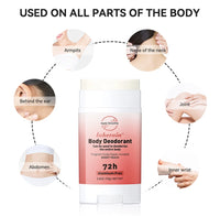 Long-Lasting Invisible Body Deodorant Stick
