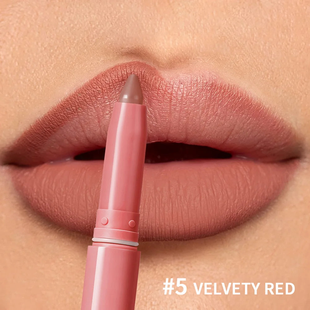 Waterproof Matte Lip Liner Pencil for Long-Lasting Definition - 1
