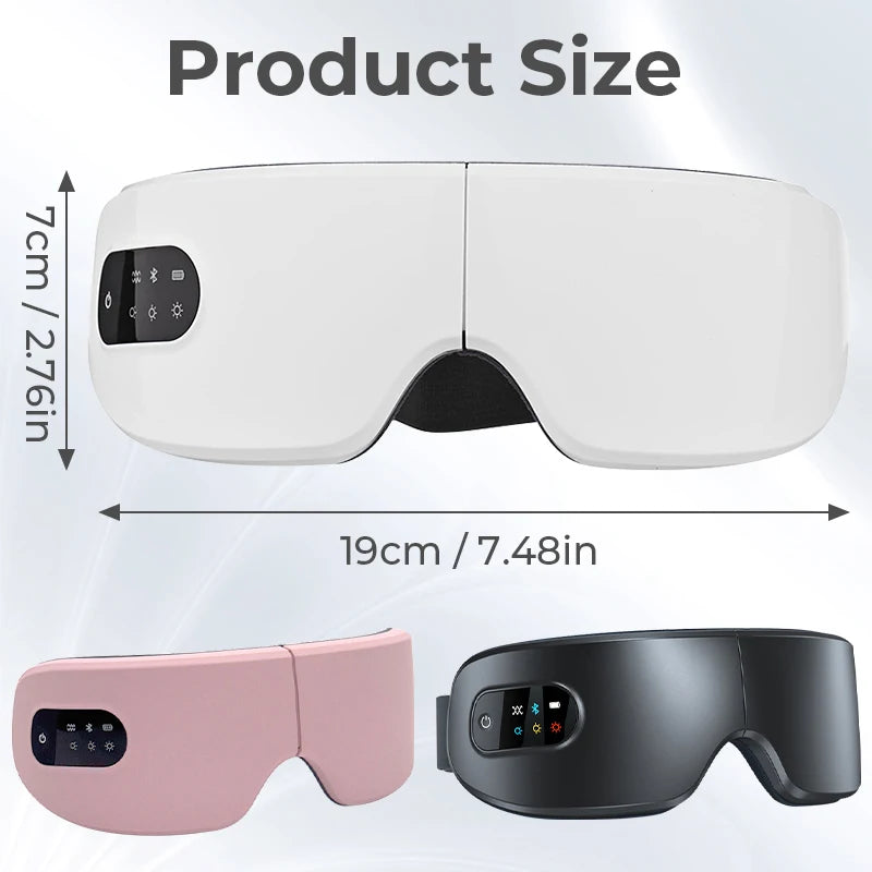 Smart Heated Eye Massager for Fatigue and Sleep Relief - 20