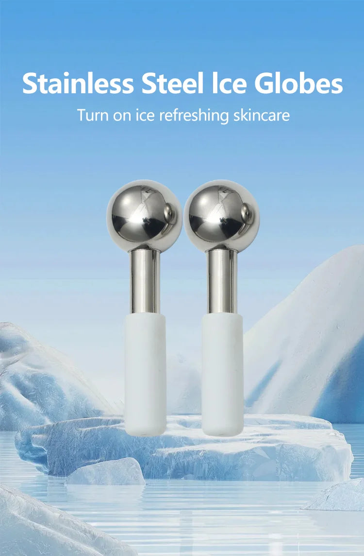 Stainless Steel Cooling Ice Globes for Facial Puffiness - 7