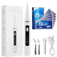 Ultrasonic Teeth Cleaner and Whitening Kit