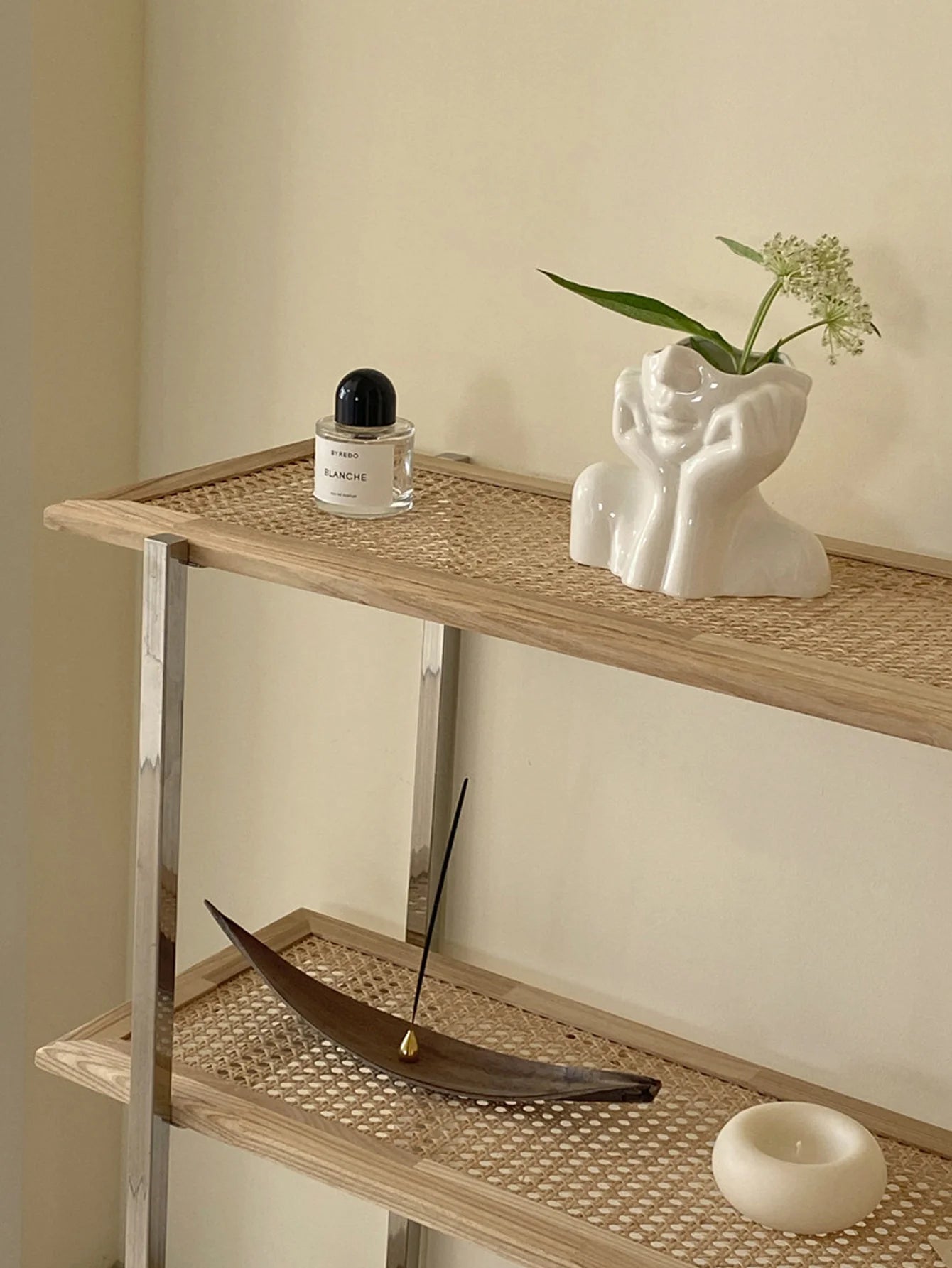 Artistic Face Makeup Brush Organizer and Desk Vase - 4