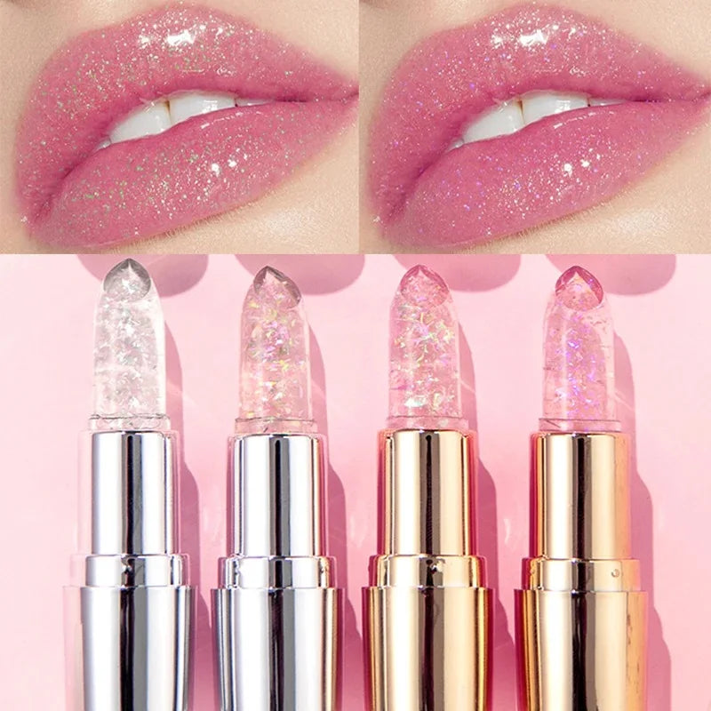Color-Changing Moisturizing Glitter Lip Balm - 1