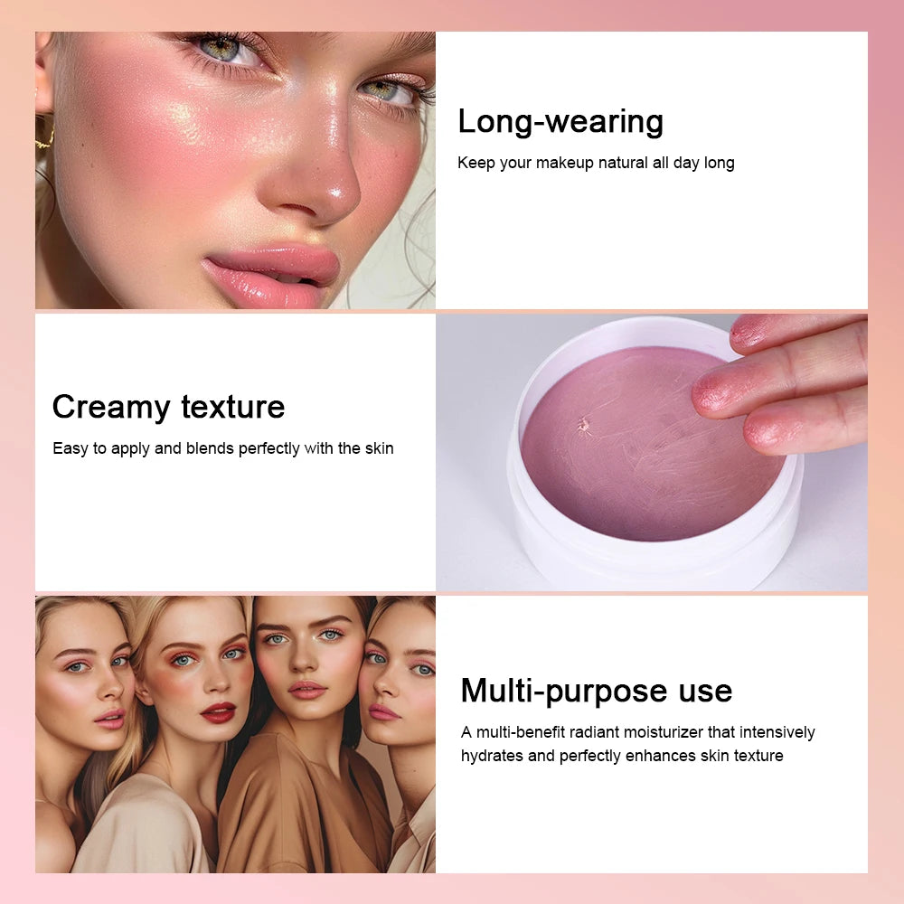 Multi-Purpose Cream Glow Balm for Cheeks, Lips and Eyes - 4