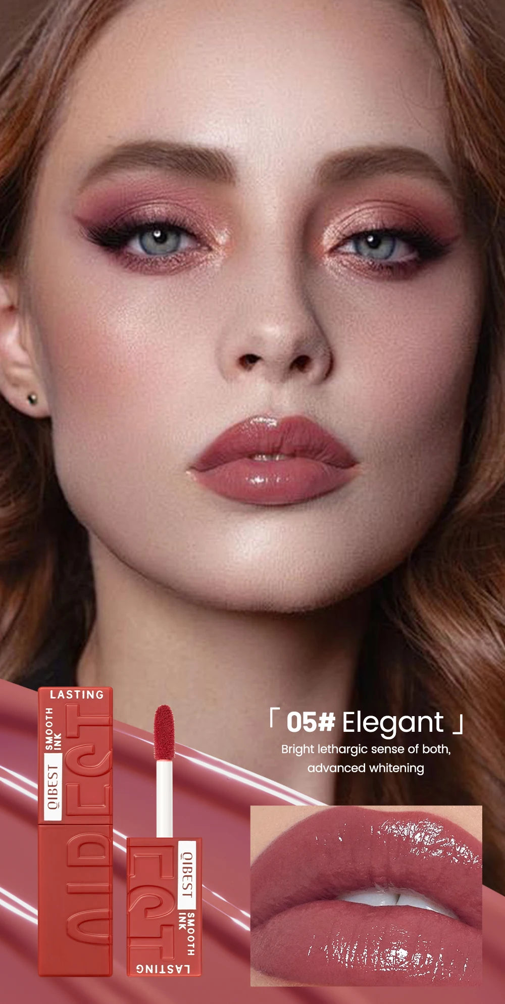 Waterproof Mirror Gloss Lip Glaze for Long-Lasting Hydration - 15