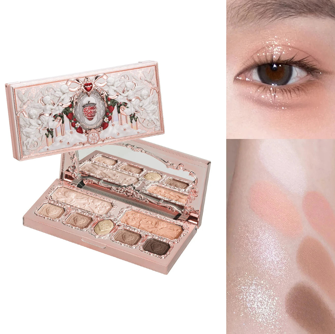 Bunny Garden Eyeshadow and Blush Makeup Palette - 21